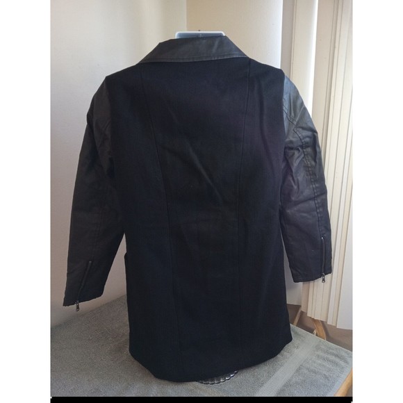 Womens Adidas Neo Wool Long Jacket size M $129.95❌️$60✅️ - Picture 3 of 7